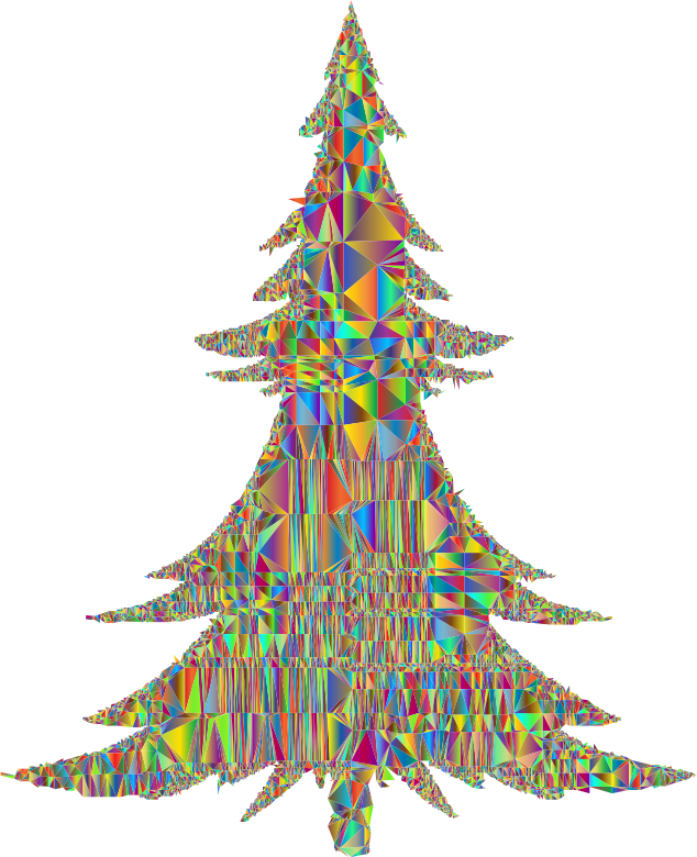 Abstract Christmas Tree Mesh Polyprismatic