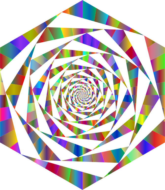 Hypnotic Hexagonal Maelstrom Polyprismatic No BG