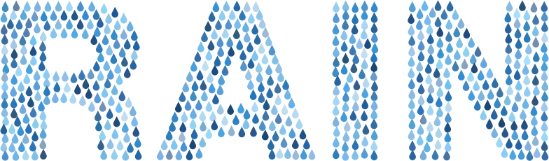 Rain Drops Aqua