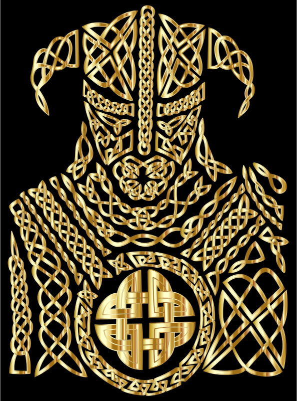 Celtic Knot Viking By 13smok Gold