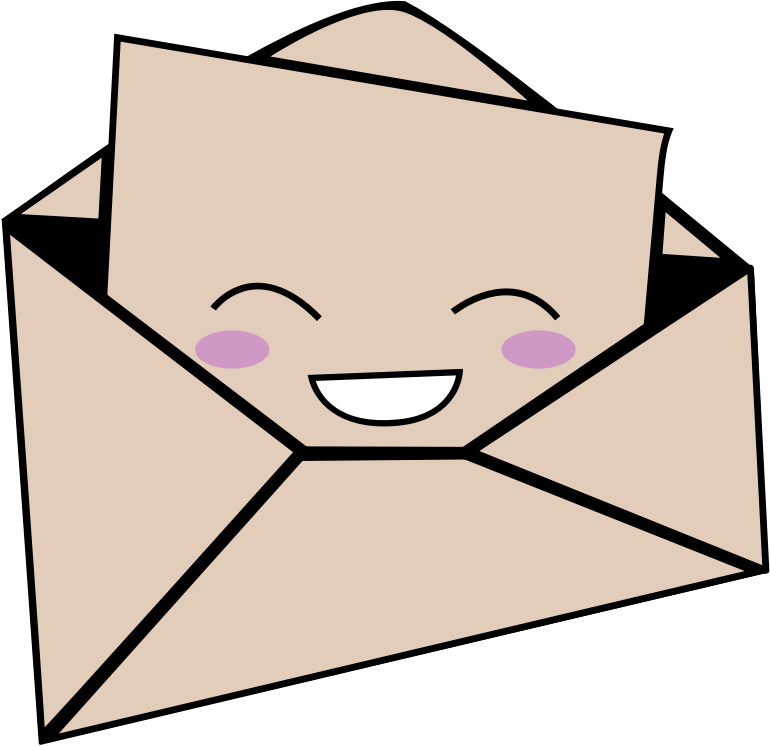 Kawaii Letter And Envelope
