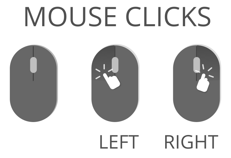 Computer Mouse Clicks minimal