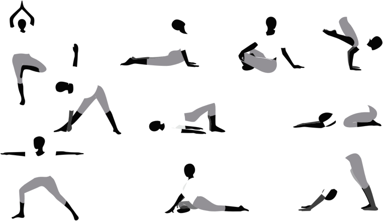 Yoga Poses By Potamuz