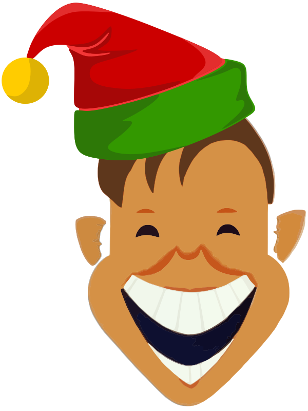 Laughing Christmas Elf