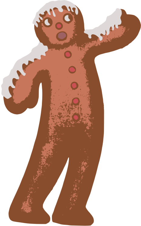 Frosted Gingerbread Guy