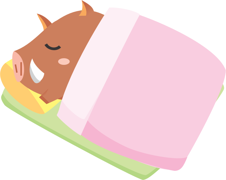Sleeping boar
