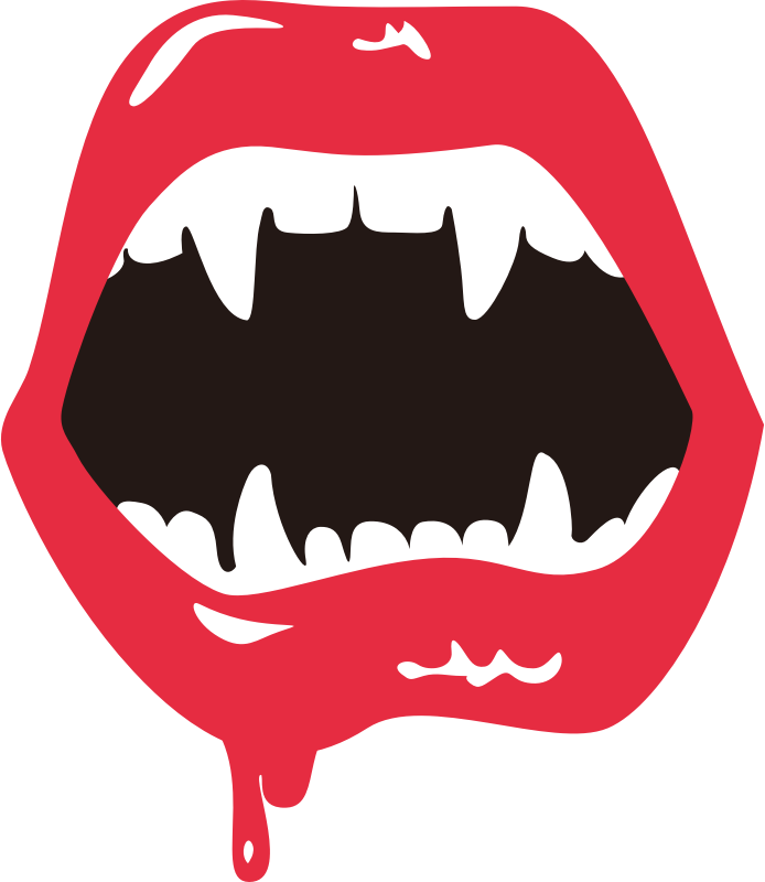 halloween mouth svg 