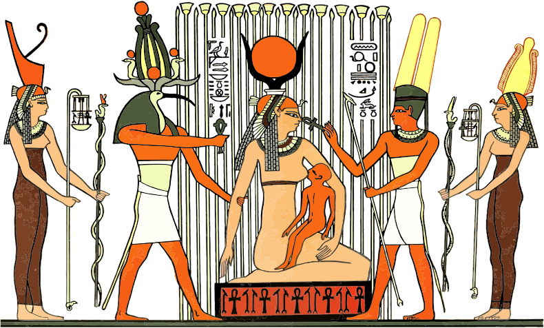 Isis Suckling Horus