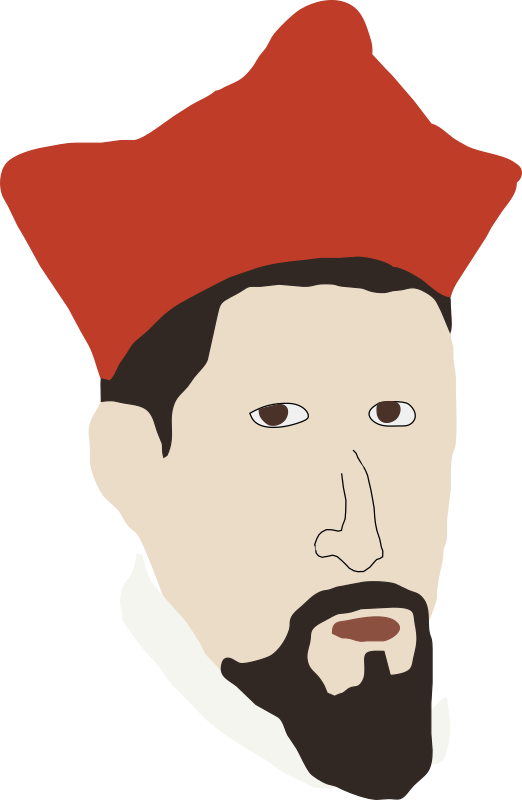 Portrait of a Cardinal (Face)