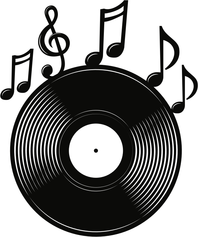 Record with Notes Logo