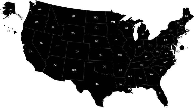 United States Map With Labels