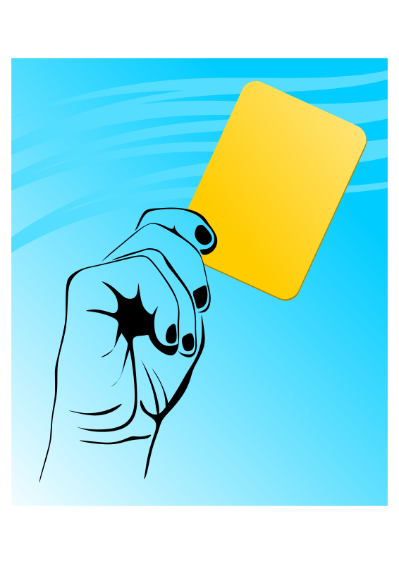 Yellow card 280120191