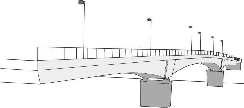 Bridge Line Art