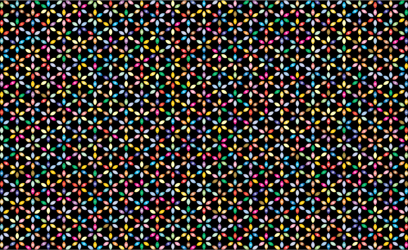 Simple Hexagonal Ellipsoids Pattern Prismatic