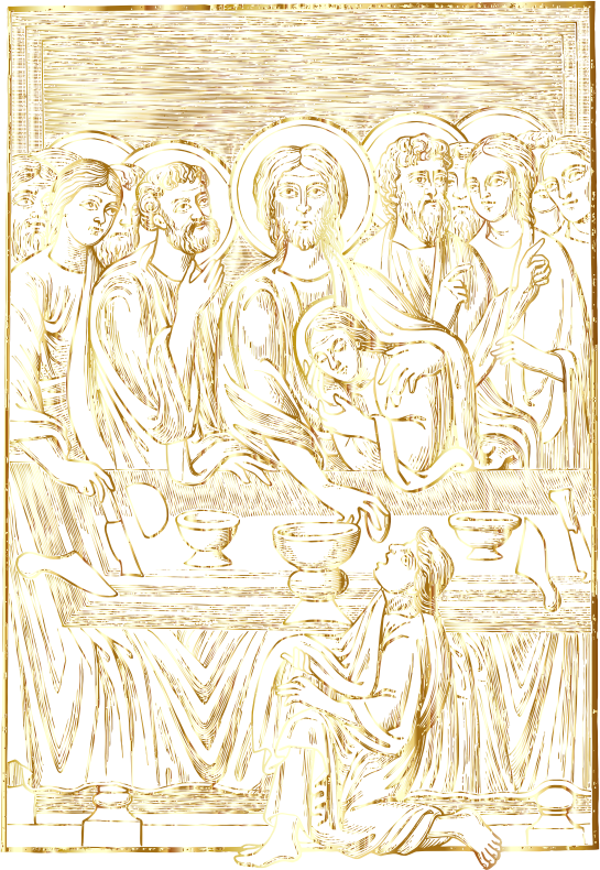 The Lord's Supper Gold No BG