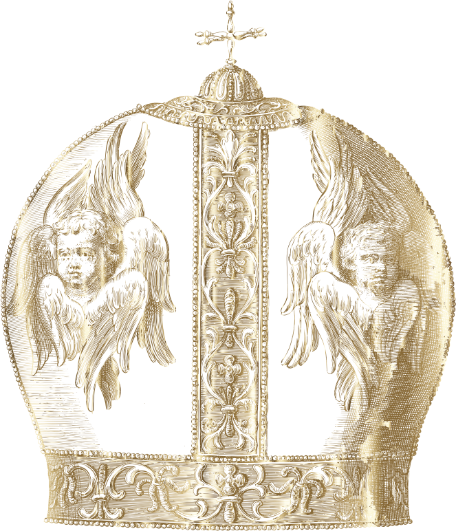 Greek Patriarchal Crown Gold No BG