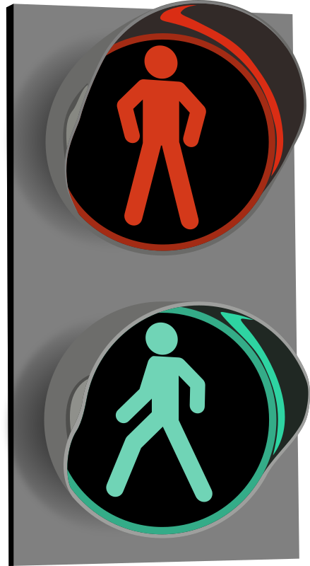 Traffic light for pedestrians