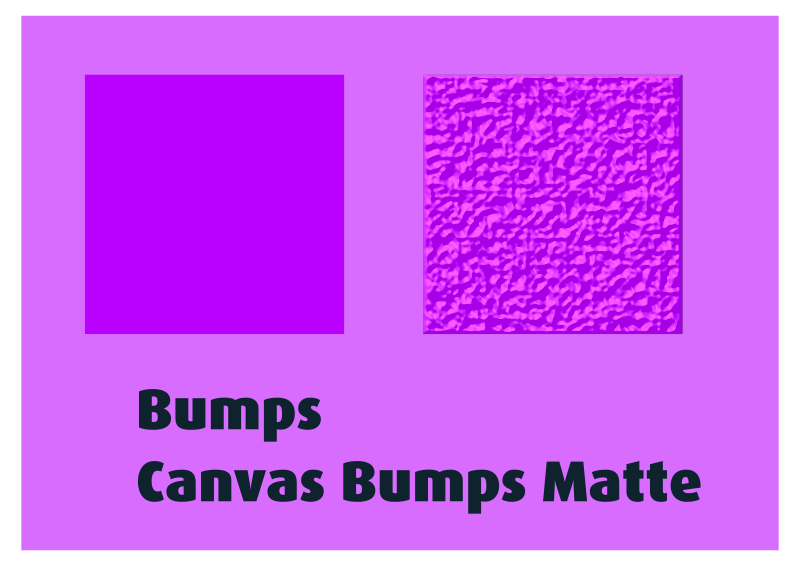 Bumps Canvas Bumps Matte