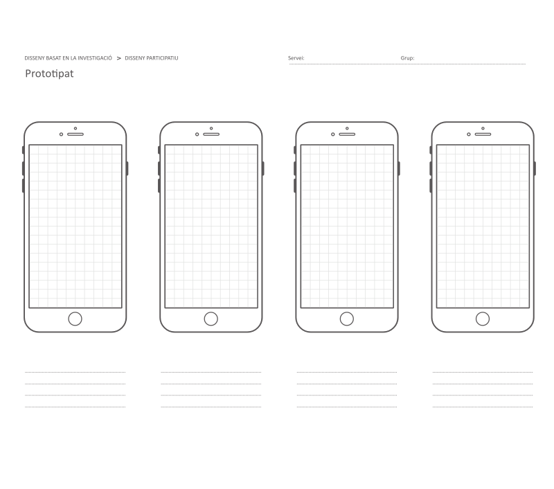 ux design - smartphone template