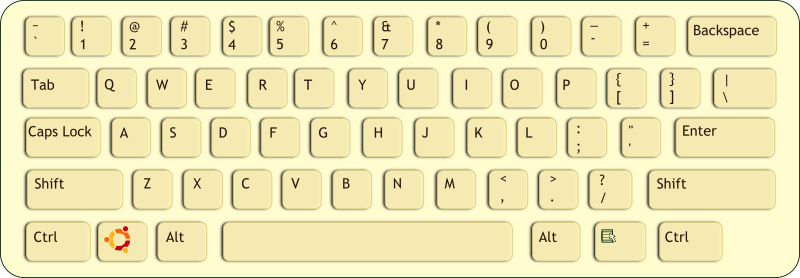 qwerty keyboard (path)