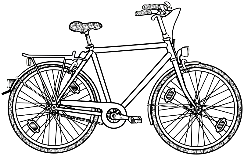 bicycle - lineart