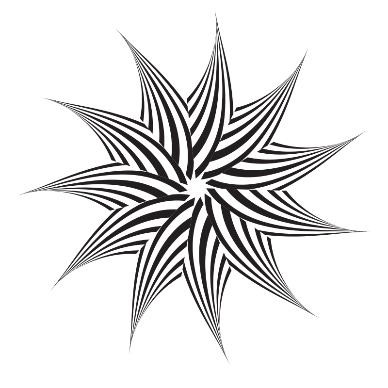 Star logo black and white