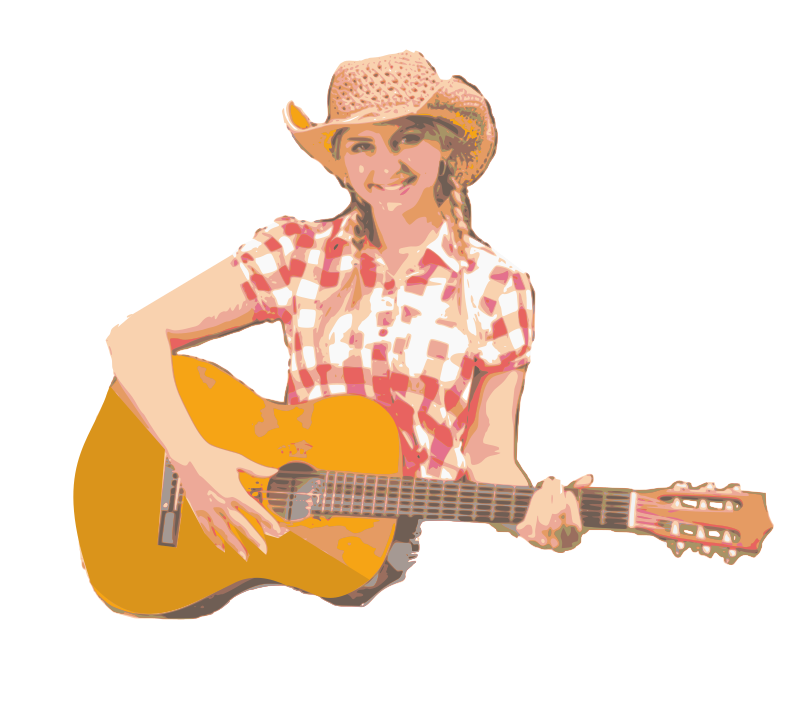 Cowgirl with a Guitar