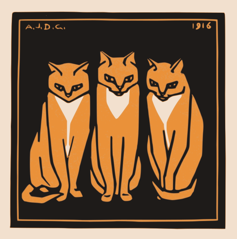 Three cats (1916)