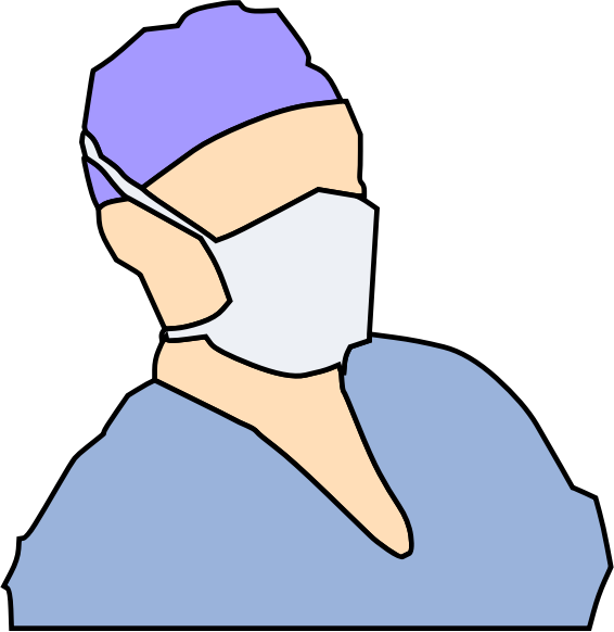 Doctor Wearing Sanitary Mask 