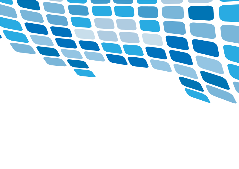 Blue tiled pattern on white background