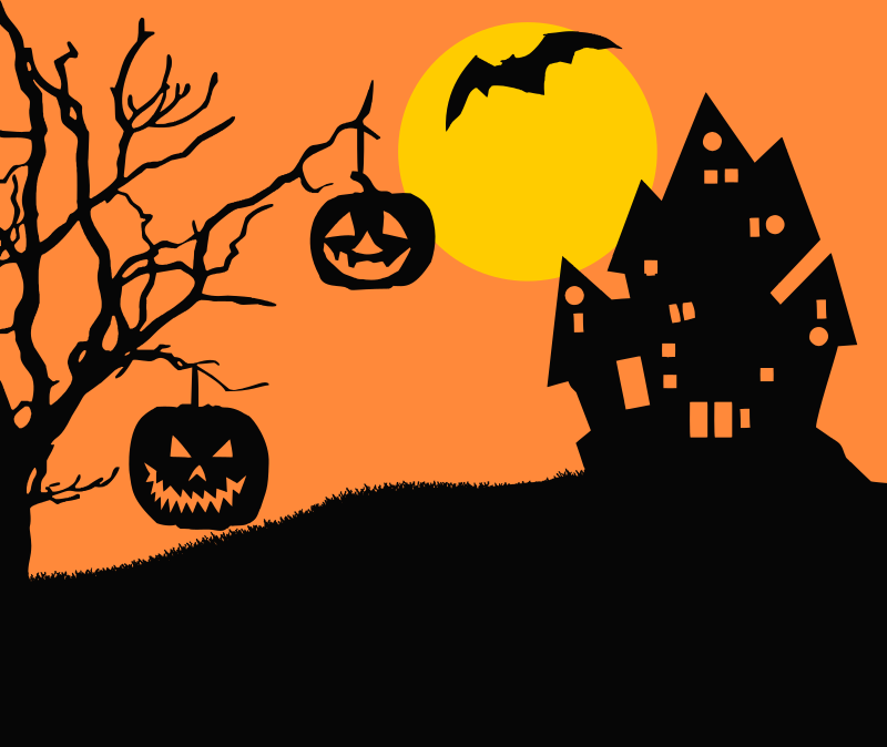 Halloween Landscape - Colour Remix