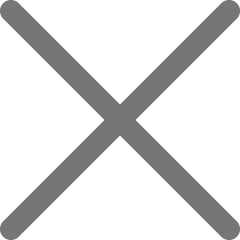 Grey X Icon