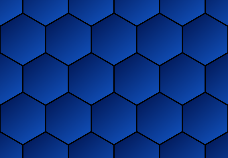 Honeycomb Blue Gradient Background