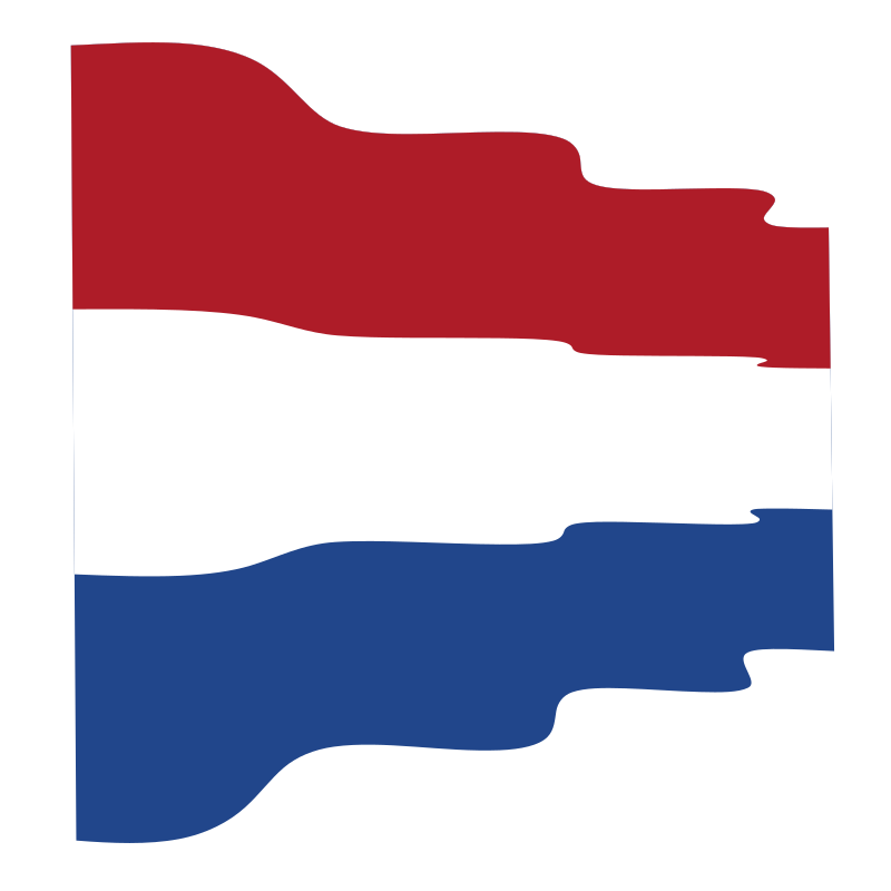 Waving flag of the Netherlands