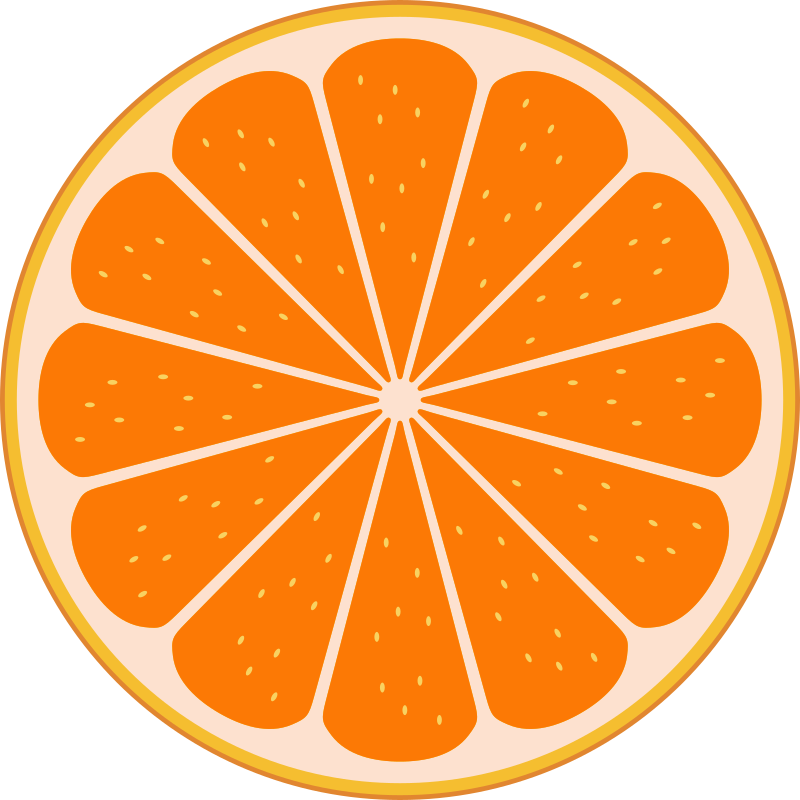Orange slice by Rones