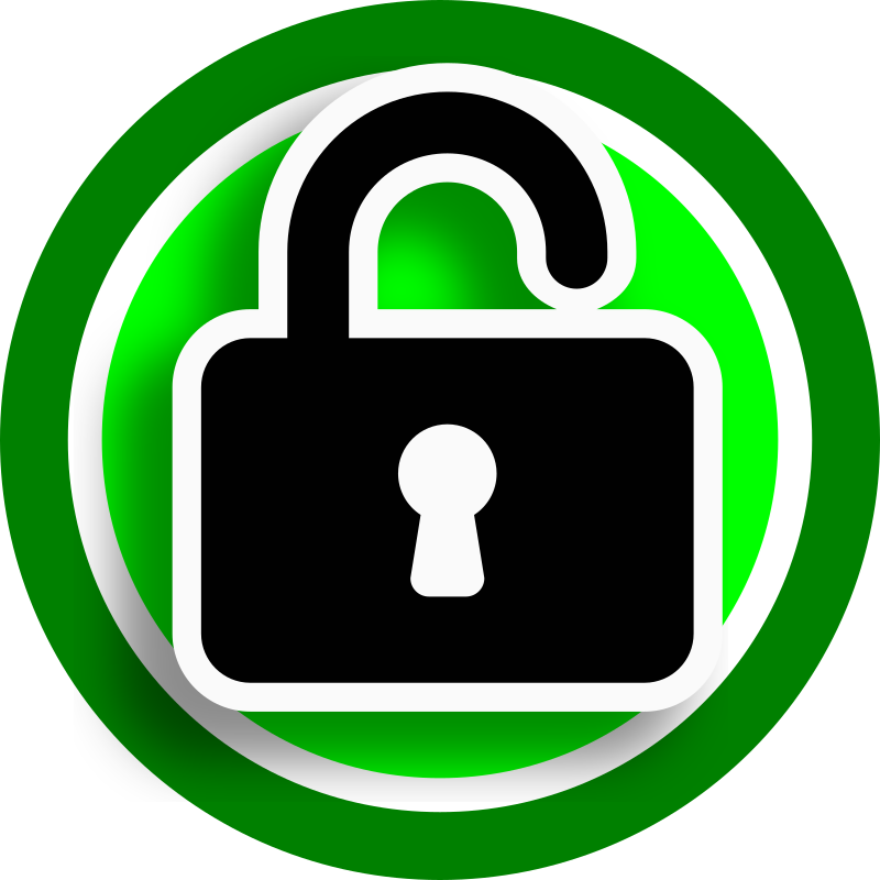 HMI icon unlock