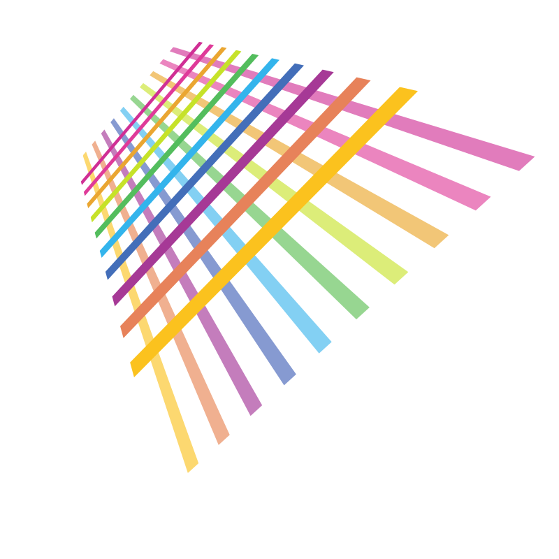 Coloured lines grid design