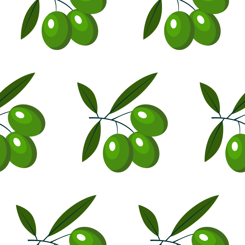 Olive branch pattern clip art