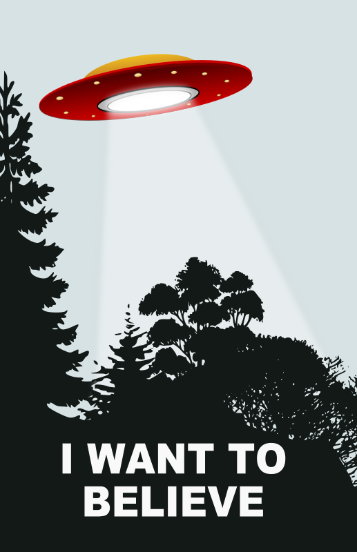 I Want to Believe Poster