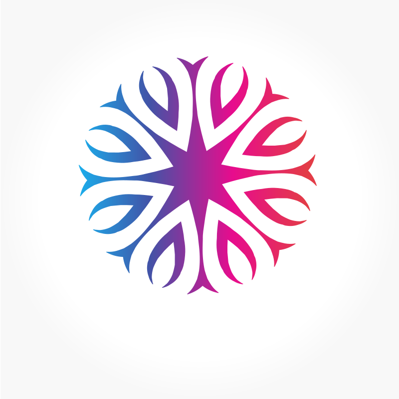 Floral logo design