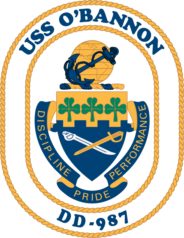 U.S.S. O'Bannon DD-987 Crest