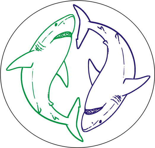 Great White Shark yinyang