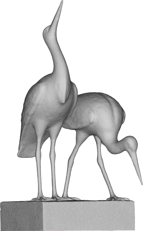 Stork Couple 3D