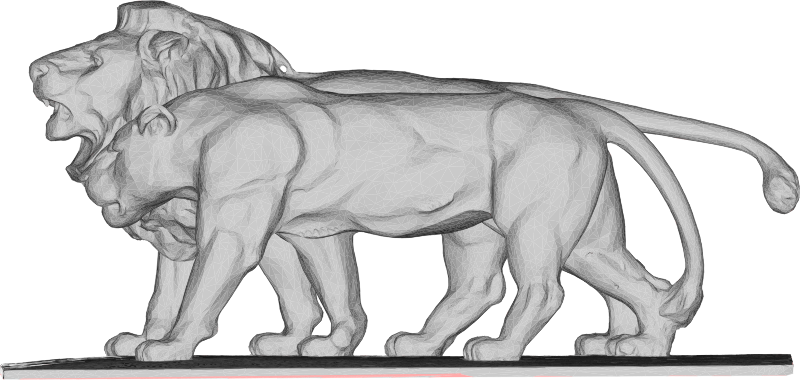 Lion And Lioness 3D