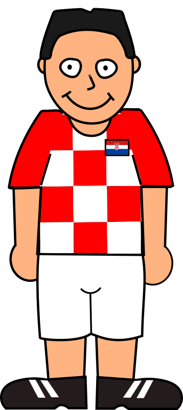 Soccerplayer Croatia 2021