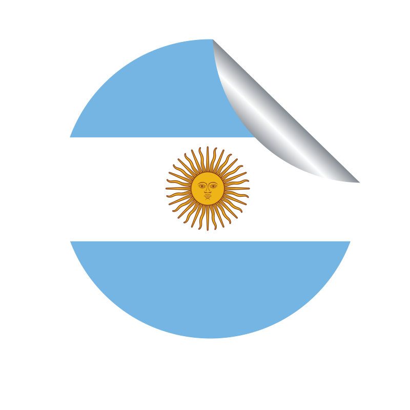 Argentina flag sitcker
