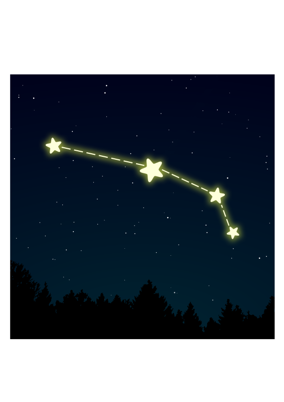 Aries star constellation