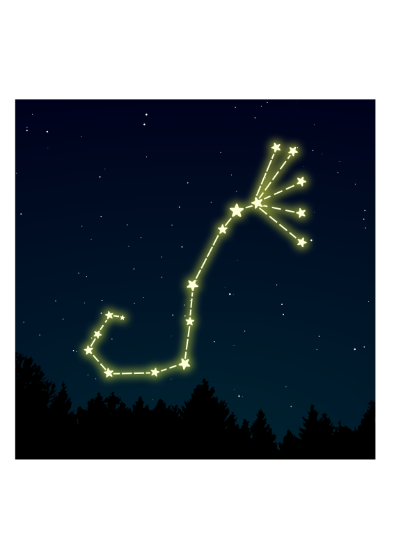 Scorpio star constellation