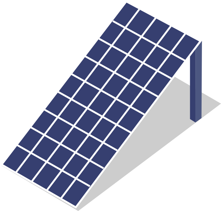 solar panel isometric