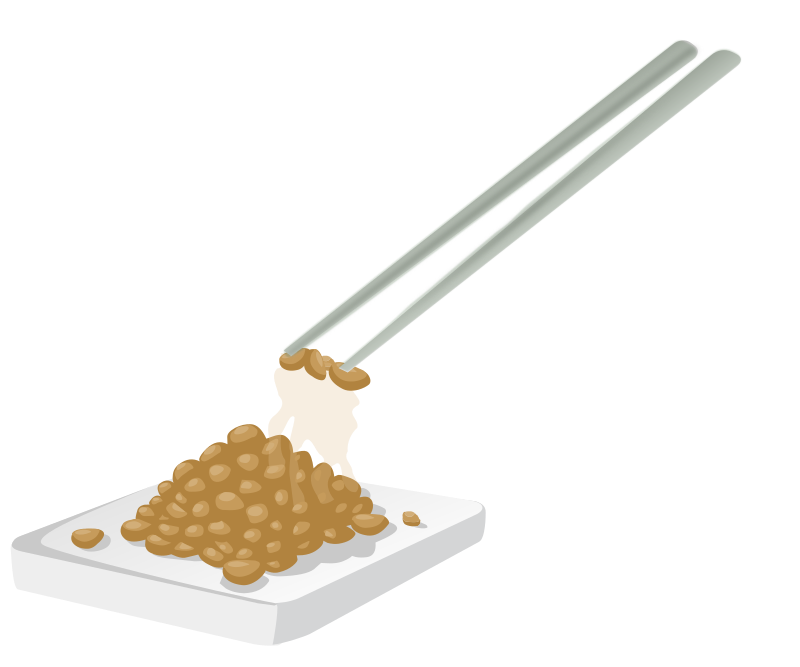 Natto with Chopsticks